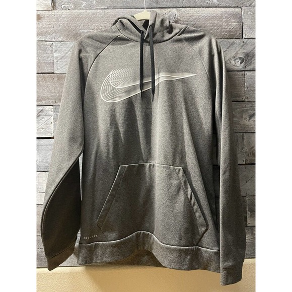 Nike Men’s pullover Hoodie Dri-Fit Sweater‎ Size M - Picture 1 of 9